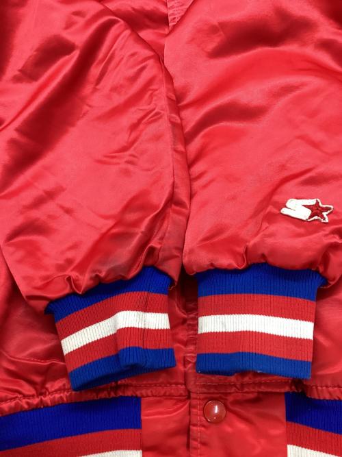 STARTER（スターター）STARTER (スターター) スタジャン レッド サイズ:Mの古着・服飾アイテム