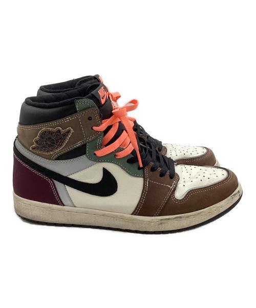NIKE（ナイキ）NIKE (ナイキ) Air Jordan 1 High OG  ベージュ×ブラウン サイズ:28の古着・服飾アイテム