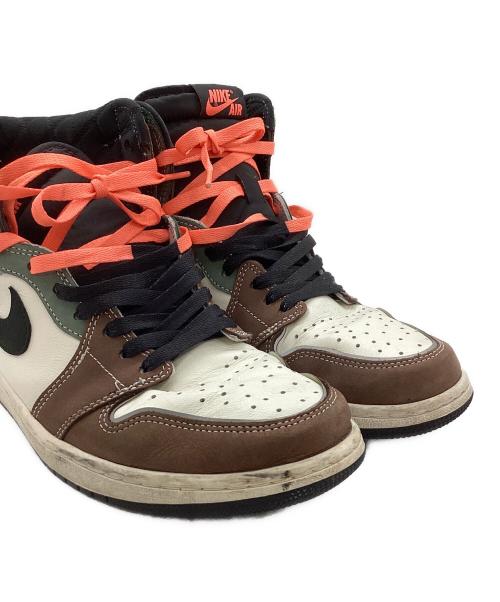 NIKE（ナイキ）NIKE (ナイキ) Air Jordan 1 High OG  ベージュ×ブラウン サイズ:28の古着・服飾アイテム