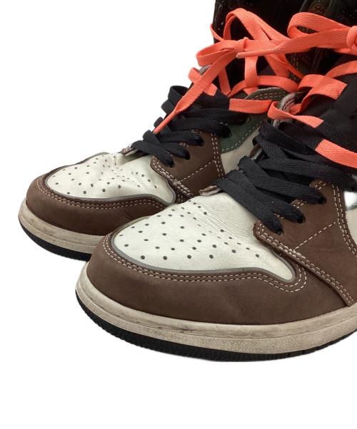 NIKE（ナイキ）NIKE (ナイキ) Air Jordan 1 High OG  ベージュ×ブラウン サイズ:28の古着・服飾アイテム