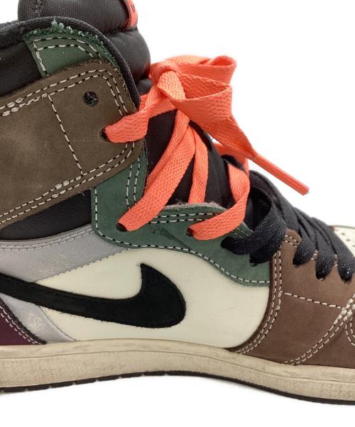 NIKE（ナイキ）NIKE (ナイキ) Air Jordan 1 High OG  ベージュ×ブラウン サイズ:28の古着・服飾アイテム
