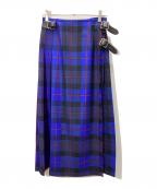 O'NEILLオニール）の古着「チェックスカート」｜ブルー