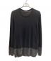 COMME des GARCONS HOMME（コムデギャルソン オム）の古着「薄手ニット」｜ブラック