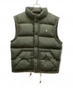 POLO RALPH LAURENポロ・ラルフローレン）の古着「ダウンベスト」｜カーキ