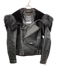 KADOYA（カドヤ）の古着「ライダースジャケット」｜ブラック