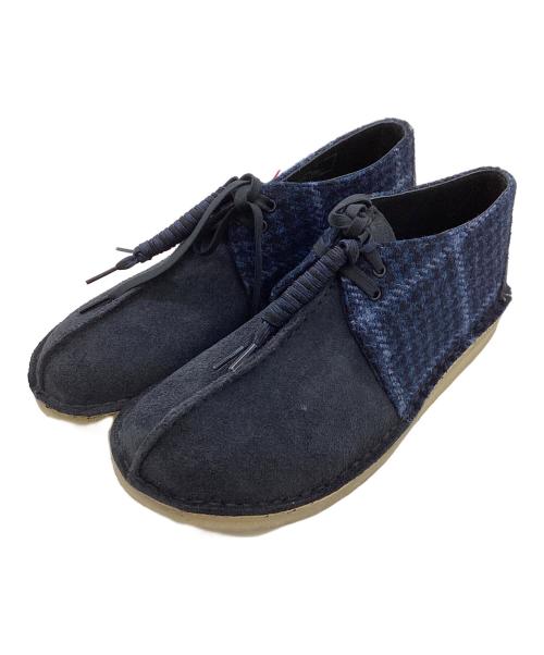 CLARKS ORIGINALS（クラークス オリジナルズ）Clarks Originals (クラークス オリジナルズ) Harris Tweed (ハリスツイード) Desert Trek ネイビー サイズ:UK9の古着・服飾アイテム