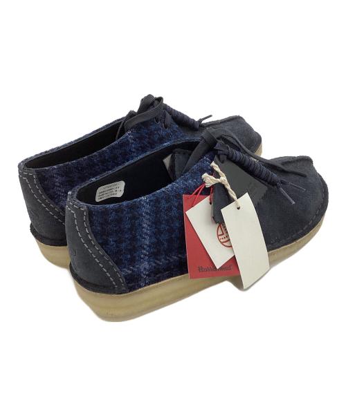 CLARKS ORIGINALS（クラークス オリジナルズ）Clarks Originals (クラークス オリジナルズ) Harris Tweed (ハリスツイード) Desert Trek ネイビー サイズ:UK9の古着・服飾アイテム