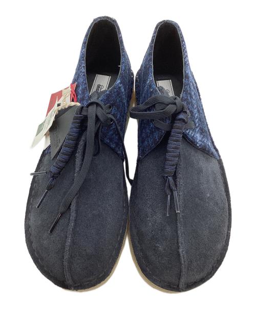CLARKS ORIGINALS（クラークス オリジナルズ）Clarks Originals (クラークス オリジナルズ) Harris Tweed (ハリスツイード) Desert Trek ネイビー サイズ:UK9の古着・服飾アイテム