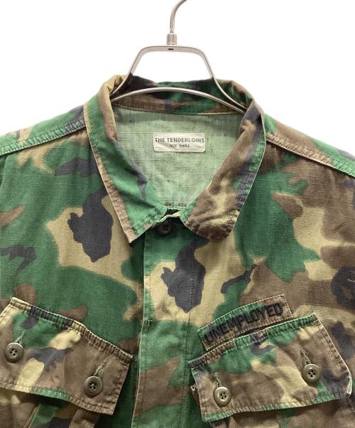 TENDERLOIN（テンダーロイン）TENDERLOIN (テンダーロイン) ミリタリージャケット オリーブ サイズ:SMALLの古着・服飾アイテム