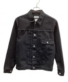 Ron Herman（ロンハーマン）の古着「Ron Herman　ブラックデニムジャケット」｜ブラック