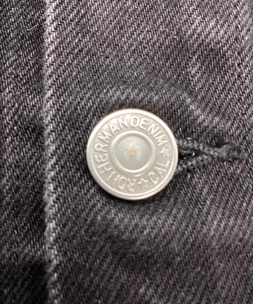 Ron Herman（ロンハーマン）Ron Herman (ロンハーマン) Ron Herman　ブラックデニムジャケット ブラック サイズ:Mの古着・服飾アイテム