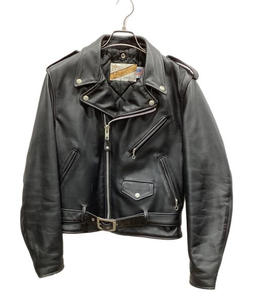 Schott（ショット）Schott (ショット) ダブルライダースジャケット ブラック サイズ:40の古着・服飾アイテム