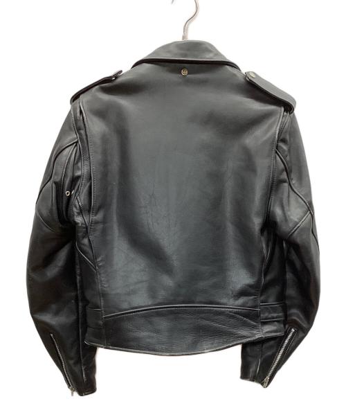 Schott（ショット）Schott (ショット) ダブルライダースジャケット ブラック サイズ:40の古着・服飾アイテム