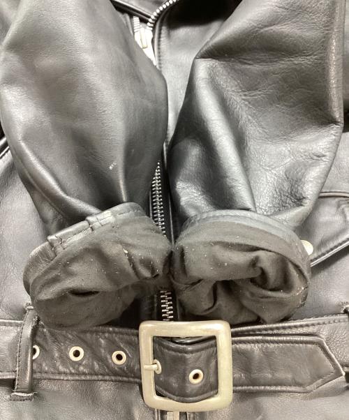 Schott（ショット）Schott (ショット) ダブルライダースジャケット ブラック サイズ:40の古着・服飾アイテム