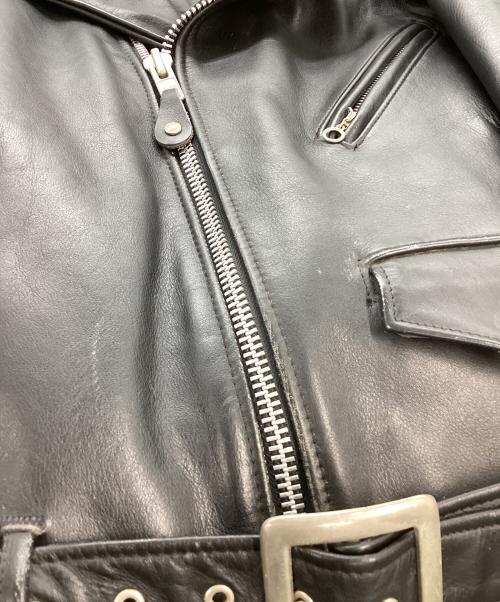 Schott（ショット）Schott (ショット) ダブルライダースジャケット ブラック サイズ:40の古着・服飾アイテム