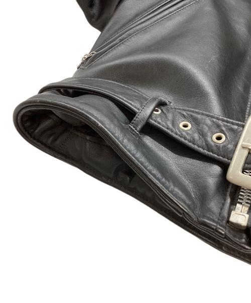 Schott（ショット）Schott (ショット) ダブルライダースジャケット ブラック サイズ:40の古着・服飾アイテム