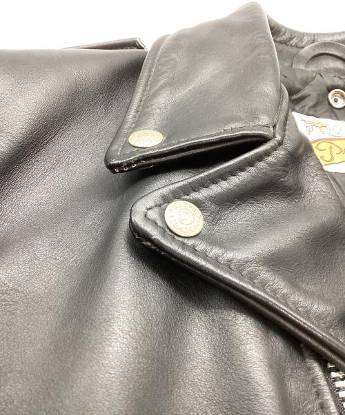 Schott（ショット）Schott (ショット) ダブルライダースジャケット ブラック サイズ:40の古着・服飾アイテム