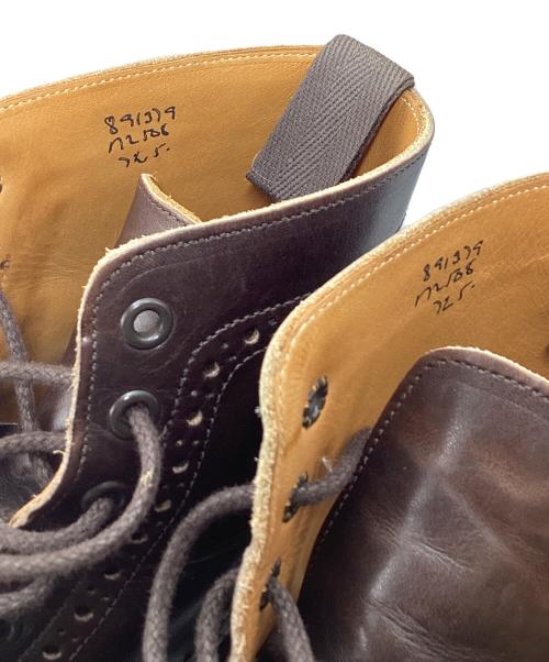 Tricker's（トリッカーズ）Tricker's (トリッカーズ) ウィングチップブーツ ブラウン サイズ:7.5の古着・服飾アイテム