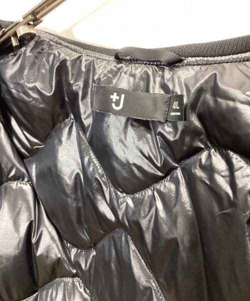 +J（プラスジェイ）+J (プラスジェイ) ハイブリッドダウンオーバーサイズMA-1ブルゾン ブラック サイズ:4XLの古着・服飾アイテム