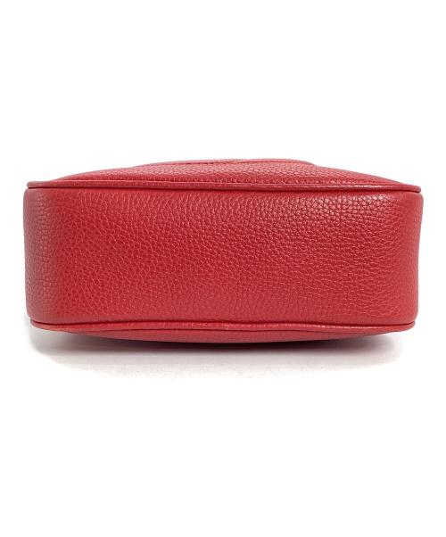 GUCCI（グッチ）GUCCI (グッチ) GUCCI　ソーホー レザー スモール ディスコバッグ レッドの古着・服飾アイテム