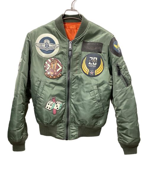 AVIREX（アヴィレックス）AVIREX (アヴィレックス) MA-1 トップガン ジャケット カーキ サイズ:Mの古着・服飾アイテム