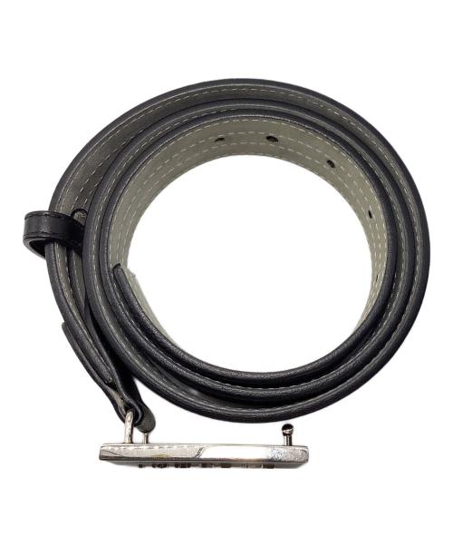 BVLGARI（ブルガリ）BVLGARI (ブルガリ) レザーベルト ブラックの古着・服飾アイテム