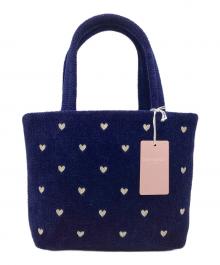 LOVERARY by FEILER（ラブラリー バイ フェイラー）の古着「ラブラリーハート　バッグ」｜ブルー