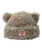 BASICSベーシックス）の古着「ニット帽 Bear Beanie」｜ベージュ