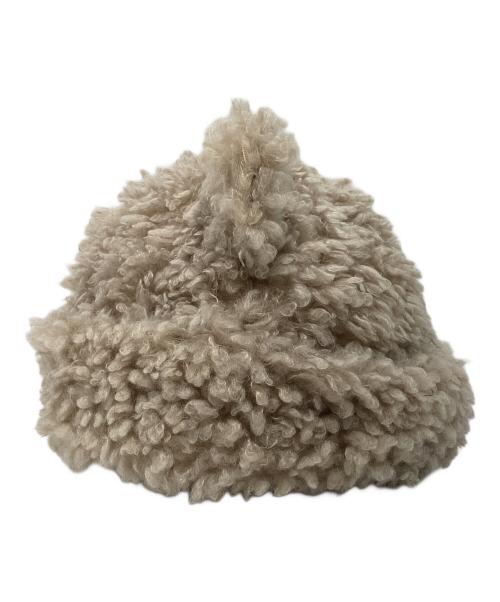 BASICS（ベーシックス）BASICS (ベーシックス) ニット帽 Bear Beanie ベージュの古着・服飾アイテム