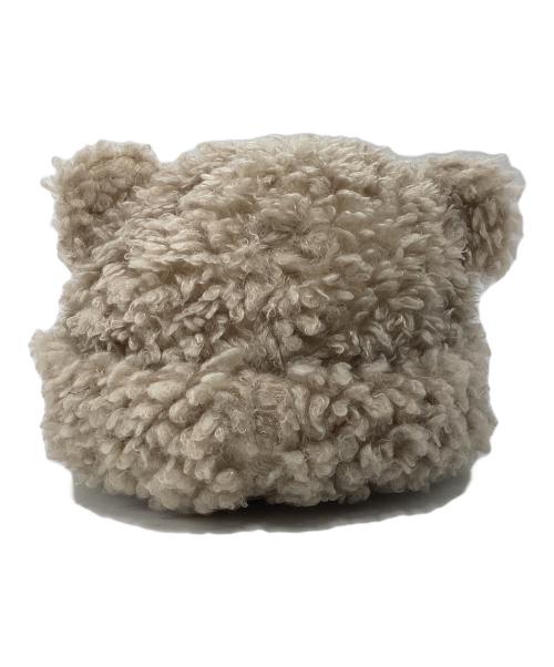 BASICS（ベーシックス）BASICS (ベーシックス) ニット帽 Bear Beanie ベージュの古着・服飾アイテム