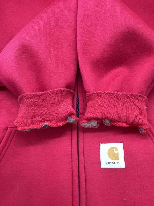CarHartt（カーハート）CarHartt (カーハート) ジップジャケット レッド サイズ:Lの古着・服飾アイテム