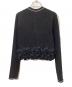 MAISON SPECIAL (メゾンスペシャル) Ruffled Hem Chenille Knit Tops/ラッフルヘムモールニットトップス ブラック サイズ:free：13000円