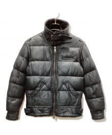 AVIREX（アヴィレックス）の古着「AVIREX ミリタリーダウンジャケット」｜ブラック