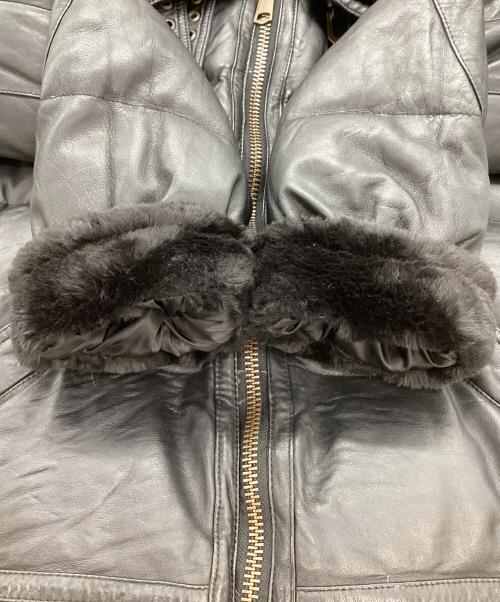 AVIREX（アヴィレックス）AVIREX (アヴィレックス) AVIREX ミリタリーダウンジャケット ブラック サイズ:Lの古着・服飾アイテム