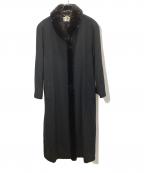 BALMAINバルマン）の古着「カシミヤコート」｜ブラック