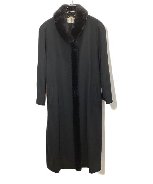 BALMAIN（バルマン）BALMAIN (バルマン) カシミヤコート ブラック サイズ:11の古着・服飾アイテム
