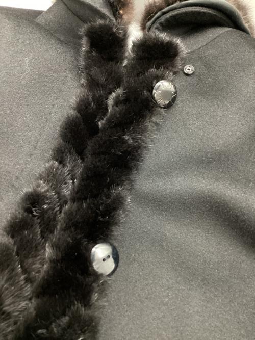 BALMAIN（バルマン）BALMAIN (バルマン) カシミヤコート ブラック サイズ:11の古着・服飾アイテム