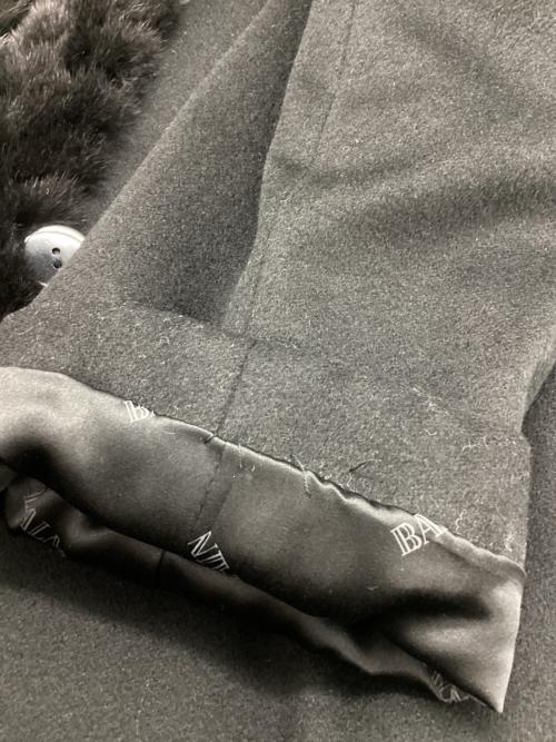 BALMAIN（バルマン）BALMAIN (バルマン) カシミヤコート ブラック サイズ:11の古着・服飾アイテム