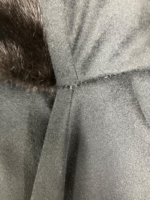 BALMAIN（バルマン）BALMAIN (バルマン) カシミヤコート ブラック サイズ:11の古着・服飾アイテム