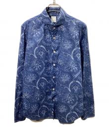 MARIA SANTANGELO（マリア サンタンジェロ）の古着「長袖シャツ」｜ブルー