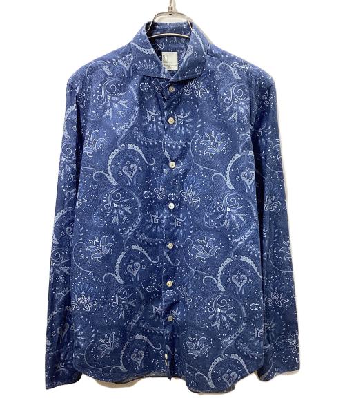 MARIA SANTANGELO（マリア サンタンジェロ）Maria Santangelo (マリア サンタンジェロ) 長袖シャツ ブルー サイズ:不明の古着・服飾アイテム