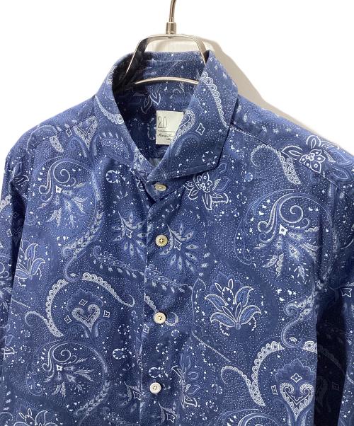 MARIA SANTANGELO（マリア サンタンジェロ）Maria Santangelo (マリア サンタンジェロ) 長袖シャツ ブルー サイズ:不明の古着・服飾アイテム