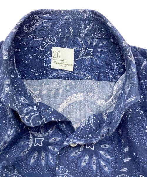 MARIA SANTANGELO（マリア サンタンジェロ）Maria Santangelo (マリア サンタンジェロ) 長袖シャツ ブルー サイズ:不明の古着・服飾アイテム