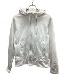 Y-3（ワイスリー）の古着「ジップパーカー」｜ホワイト