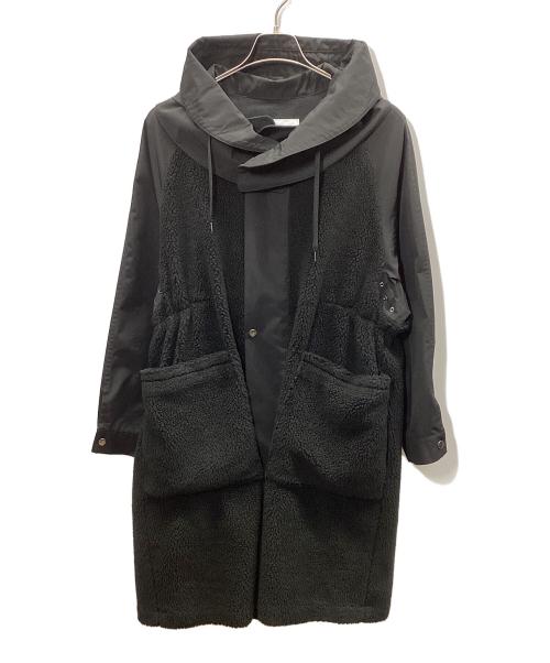 VACHEMENT（ヴァシュモン）VACHEMENT (ヴァシュモン) IENA (イエナ) VACHEMENT/ヴァシュモン　ボアコート ブラック サイズ:Fの古着・服飾アイテム