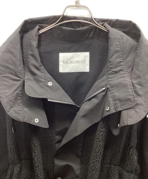 VACHEMENT（ヴァシュモン）VACHEMENT (ヴァシュモン) IENA (イエナ) VACHEMENT/ヴァシュモン　ボアコート ブラック サイズ:Fの古着・服飾アイテム