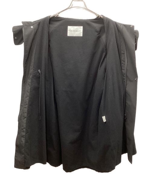 VACHEMENT（ヴァシュモン）VACHEMENT (ヴァシュモン) IENA (イエナ) VACHEMENT/ヴァシュモン　ボアコート ブラック サイズ:Fの古着・服飾アイテム