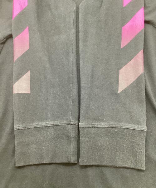 OFFWHITE（オフホワイト）OFFWHITE (オフホワイト) 長袖Tシャツ ブラック サイズ:Sの古着・服飾アイテム
