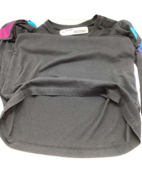 OFFWHITE（オフホワイト）OFFWHITE (オフホワイト) 長袖Tシャツ ブラック サイズ:Sの古着・服飾アイテム