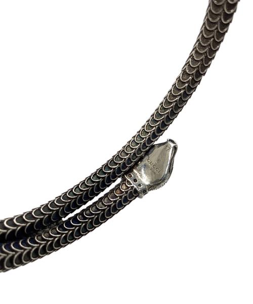 GUCCI（グッチ）GUCCI (グッチ) スネークモチーフ ブレスレット/バングル シルバーの古着・服飾アイテム